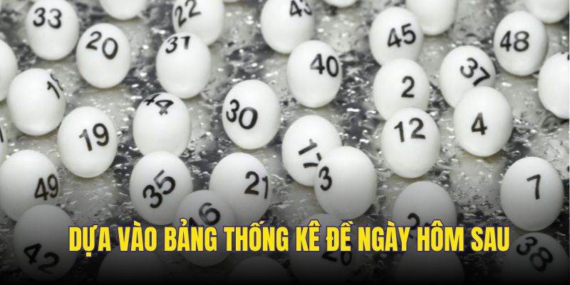 Dựa vào bảng thống kê chạm trong ngày hôm sau